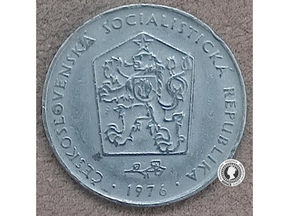2 koruna - Česko-Slovensko - 1976