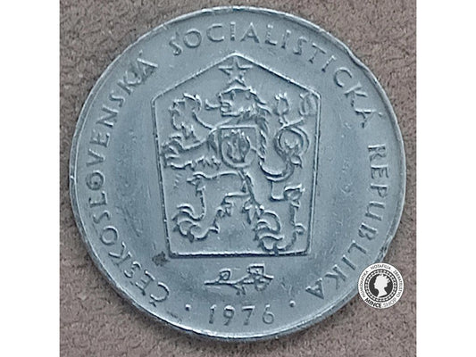 2 koruna - Česko-Slovensko - 1976