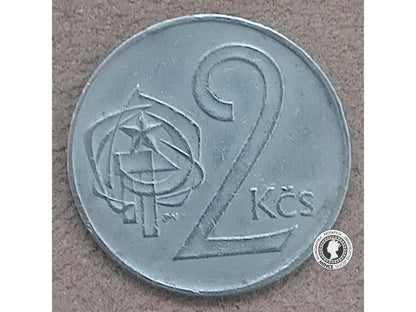 2 koruna - Česko-Slovensko - 1976