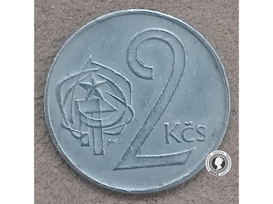 2 koruna - Česko-Slovensko - 1976