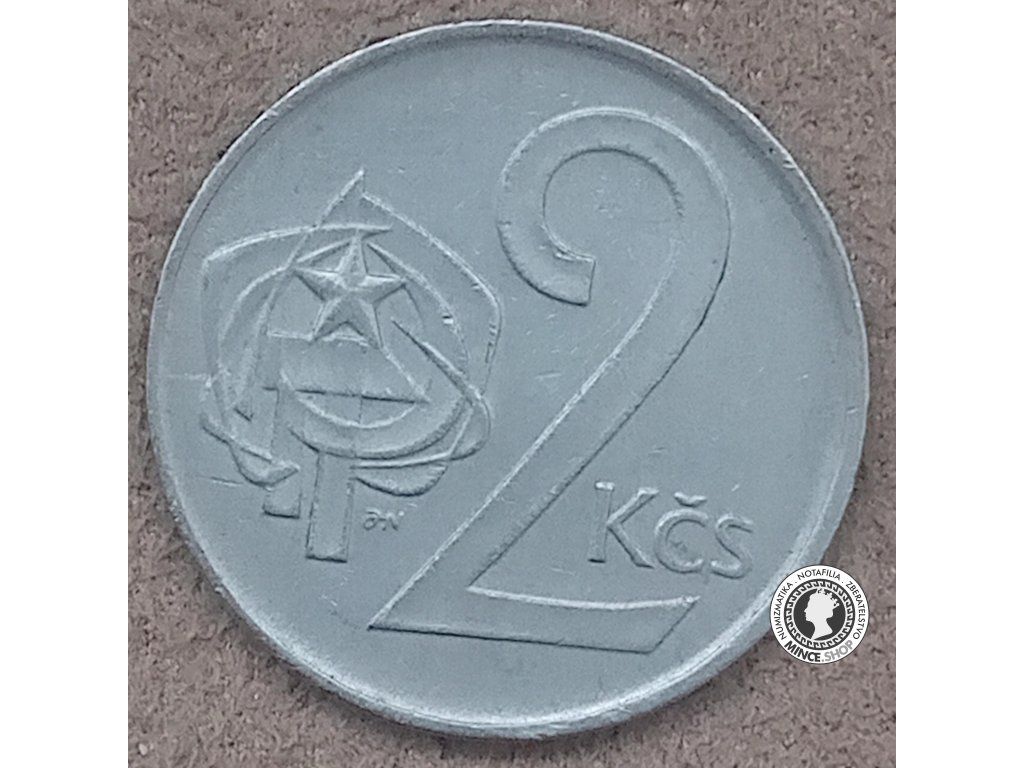 2 koruna - Česko-Slovensko - 1982