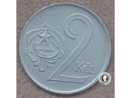2 koruna - Česko-Slovensko - 1982