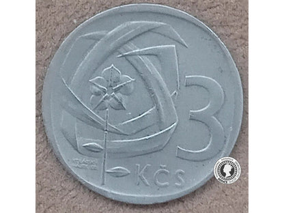 3 koruna - Česko-Slovensko - 1965