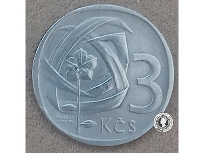 3 koruna - Česko-Slovensko - 1966