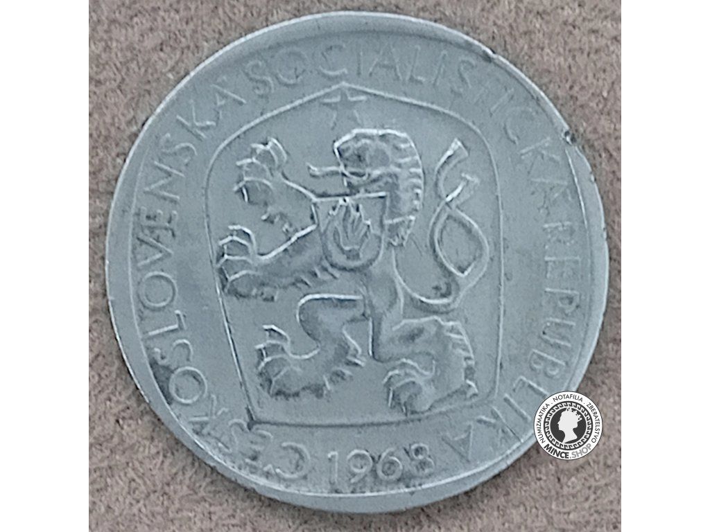 3 koruna - Česko-Slovensko - 1968