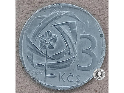 3 koruna - Česko-Slovensko - 1968