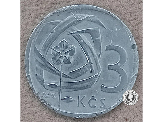 3 koruna - Česko-Slovensko - 1968