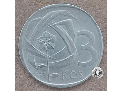 3 koruna - Česko-Slovensko - 1969