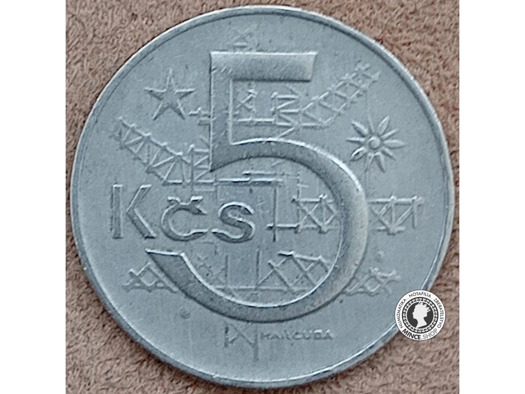 5 koruna - Česko-Slovensko - 1967