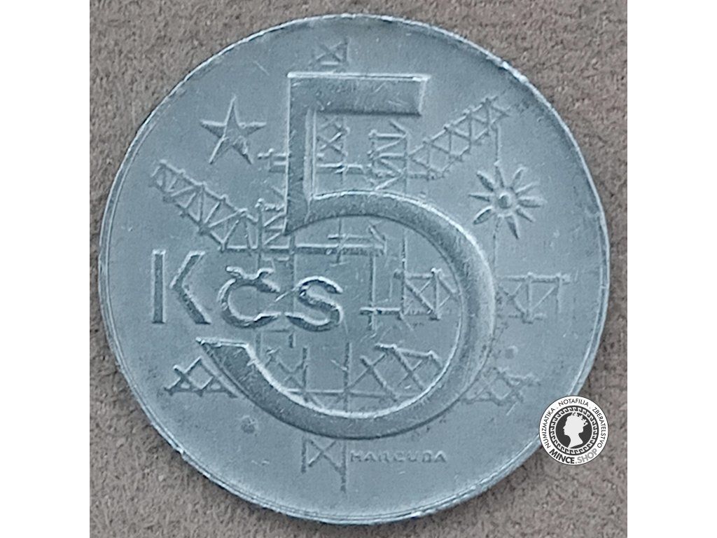5 koruna - Česko-Slovensko - 1984