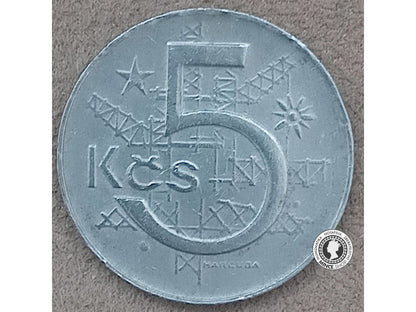 5 koruna - Česko-Slovensko - 1984