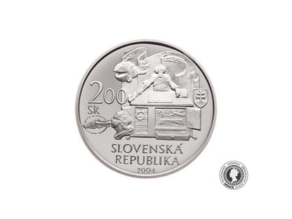 Minca Proof - SK 200 / 2004 - W.Kempelem - 200. výročie úmrtia Wolfganga Kempelena