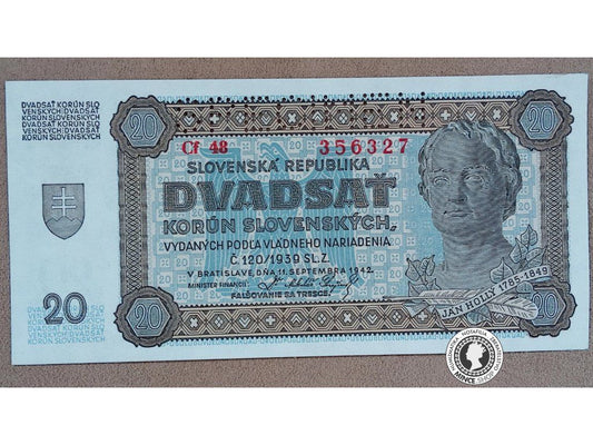 20 Korún - 1942 - Slovenský Štát