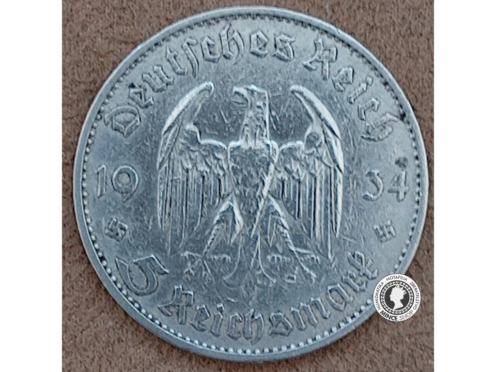 5 mariek - Nemecko - Tretia Ríša - 1934 A