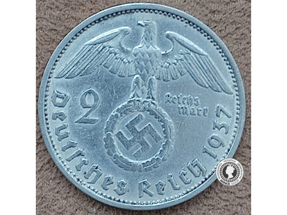 2 marka - Nemecko - Tretia Ríša - 1937 F