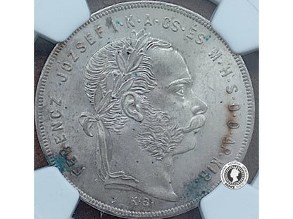 1. forint - Rakúsko-Uhorsko - 1879 - MS 62