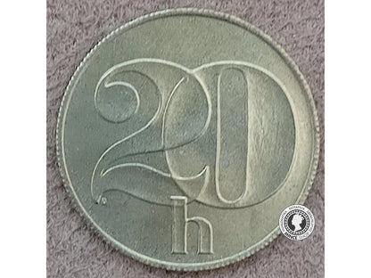 20 halier - Česko-Slovensko - 1991