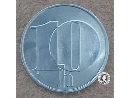 10 halier - Česko-Slovensko - 1992 - UNC