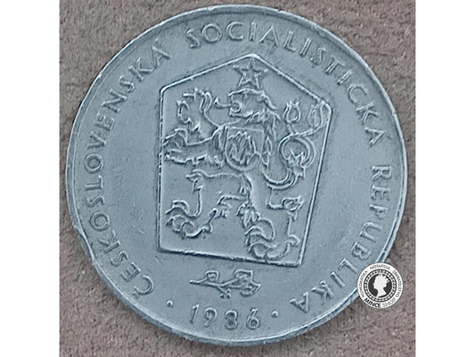 2 koruna - Česko-Slovensko - 1986