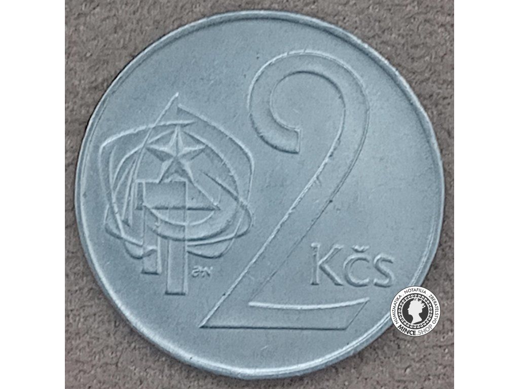 2 koruna - Česko-Slovensko - 1990