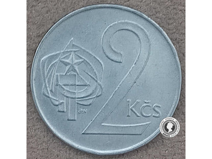 2 koruna - Česko-Slovensko - 1990