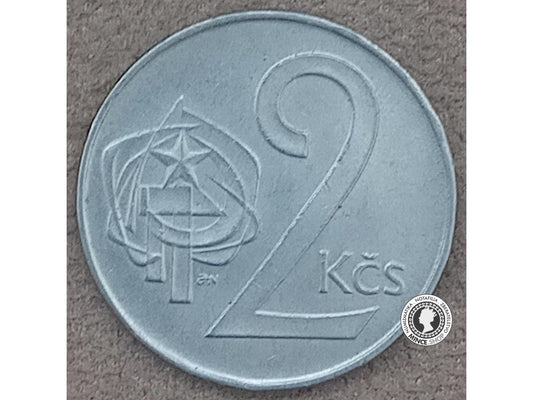 2 koruna - Česko-Slovensko - 1990