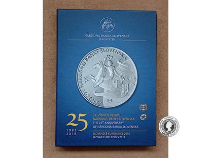 Slovenské euromince 2018 - 25.výročie vzniku Národnej Banky Slovenska