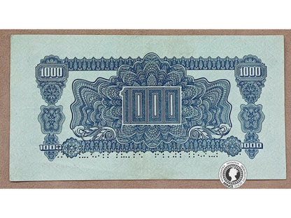 1000 Korunová poukážka - 1944 - Česko-Slovensko