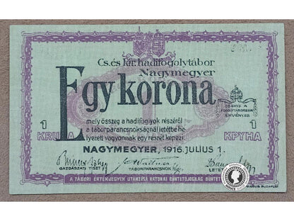 1 Korona - 1916 - Rakúsko - Uhorsko