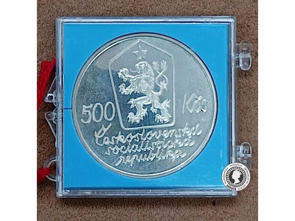 500 Kčs/1987 - Josef Lada - 100. výročie narodenia PROOF