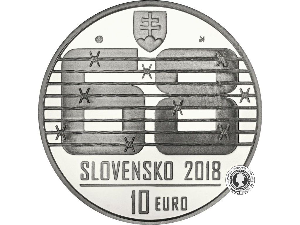 Strieborná minca Ag BK 10€ / 2018 - Nenásilný odpor občanov proti vstupu vojsk Varšavskej zmluvy v auguste 1968