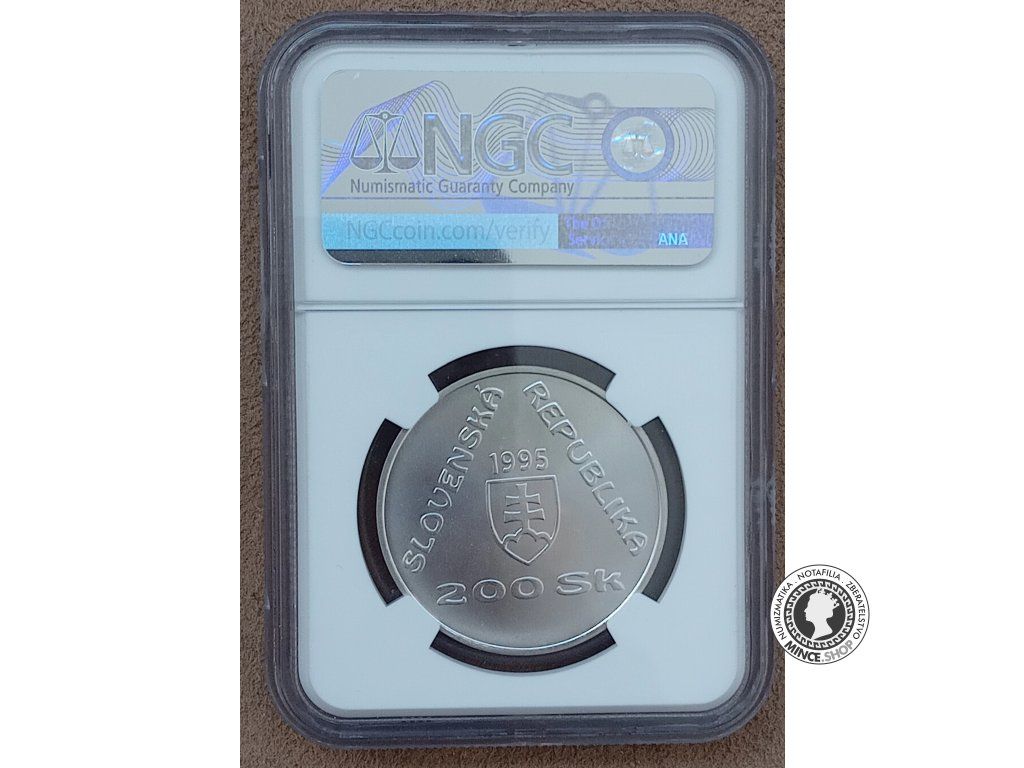 200 Sk/1995 - Prvá električka na Slovensku v Bratislave - 100. výročie začatia premávky - kvalita MS 69
