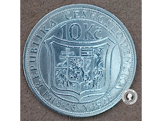 10.koruna - 1.ČSR - 1928 - Desiate výročie vzniku ČSR