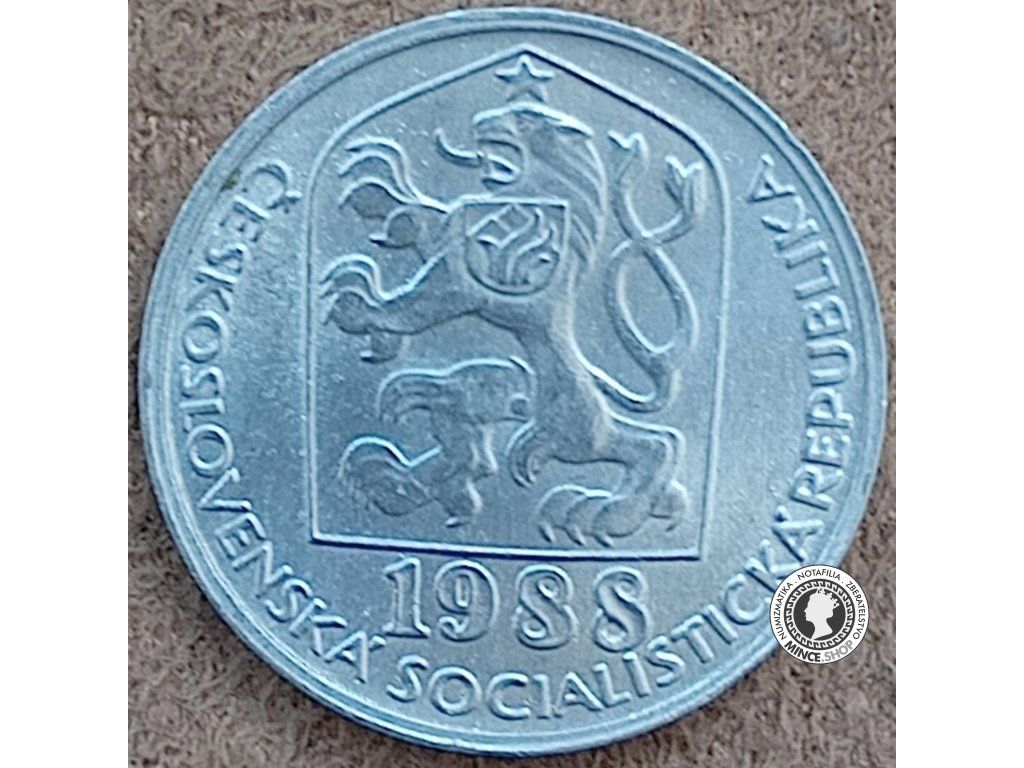 5 halier - Česko-Slovensko - 1988 - UNC