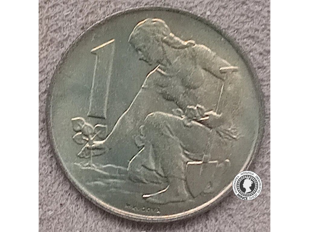 1 koruna - Česko-Slovensko - 1988 - UNC