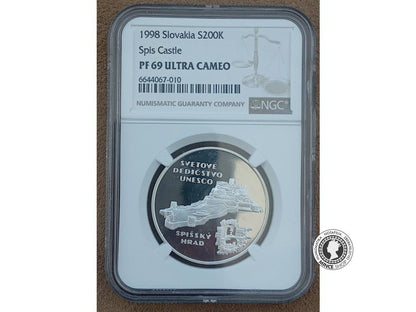 200 Sk/1998 - Spišský hrad - Svetové dedičstvo UNESCO - PF 69