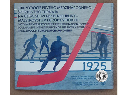Sada mincí SR 2025 - 100.výročie prvého medzinárodného športového podujatia na území Slovenska - ME v hokeji BK