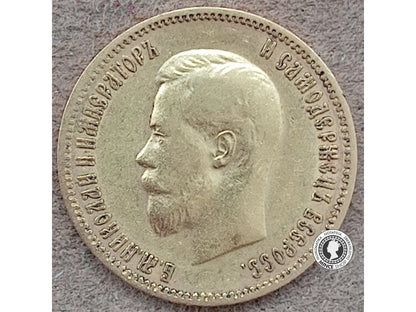10 rubeľ - Cárske Rusko - 1900