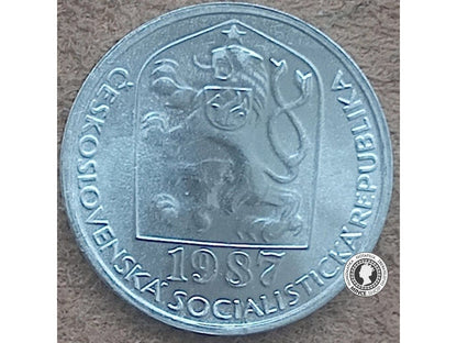 5 halier - Česko-Slovensko - 1987 - UNC