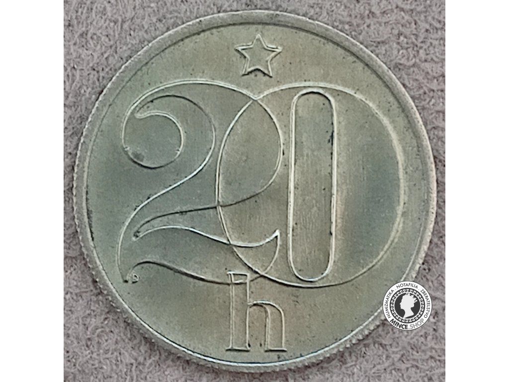 20 halier - Česko-Slovensko - 1987 - UNC