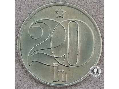 20 halier - Česko-Slovensko - 1987 - UNC