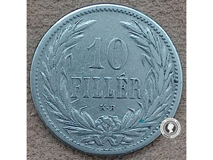 10 filler - Rakúsko-Uhorsko - 1909