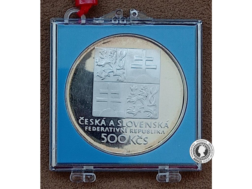 Strieborná minca 500 KČS / 1993 - Čěskoslovenský tenis - kvalita PROOF