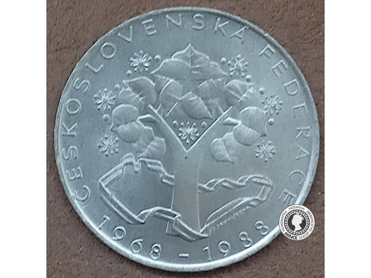 Strieborná pamätná minca 1988 Federacia 500 Kčs - BK - 0/0