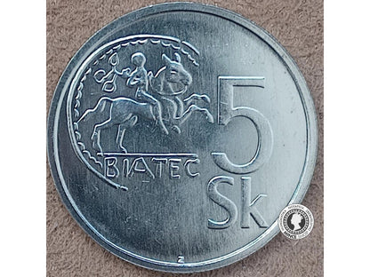 5 koruna - Slovensko - 1994 - UNC