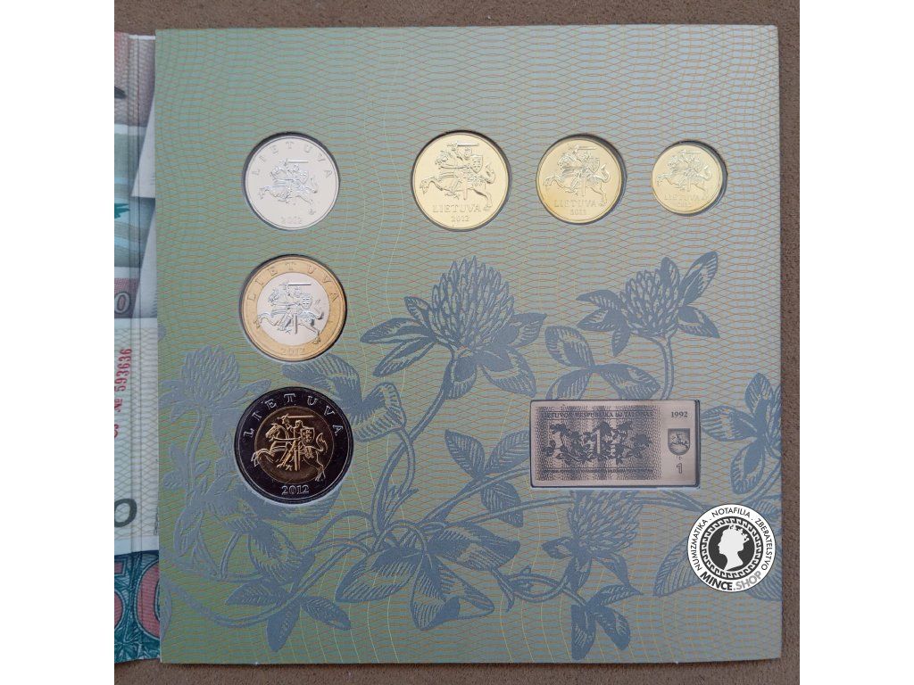 2012 UNC Litva MONETOS sada