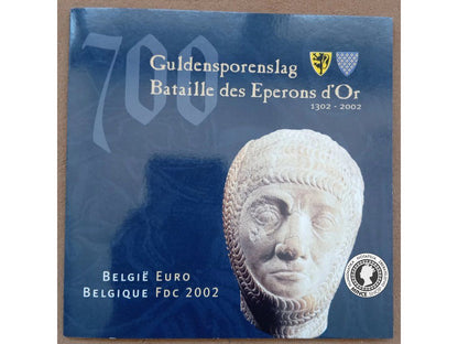 2002 UNC Belgicko BATAILE DES EPERONS d OR sada