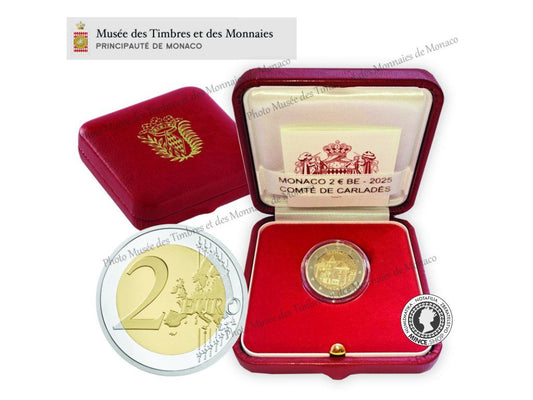 2€ PROOF Monaco / 2025 - Comté de Carladès