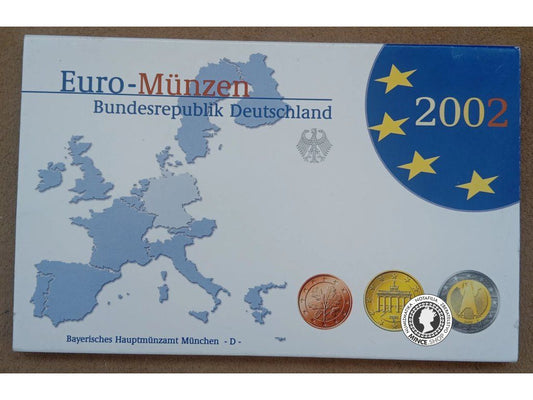 2002 Nemecko EURO-MUNZEN sada