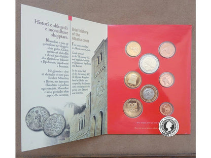 2004 Albánsko €URO VZORY sada